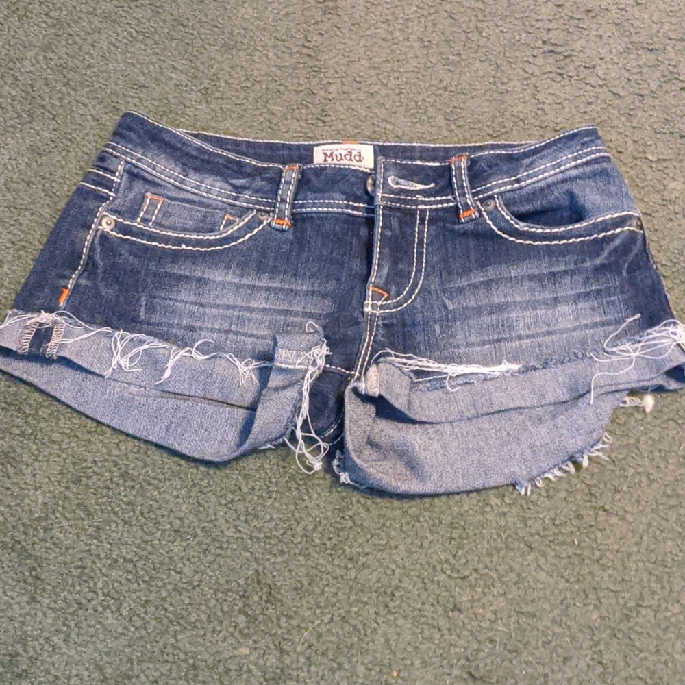 Denim shorts